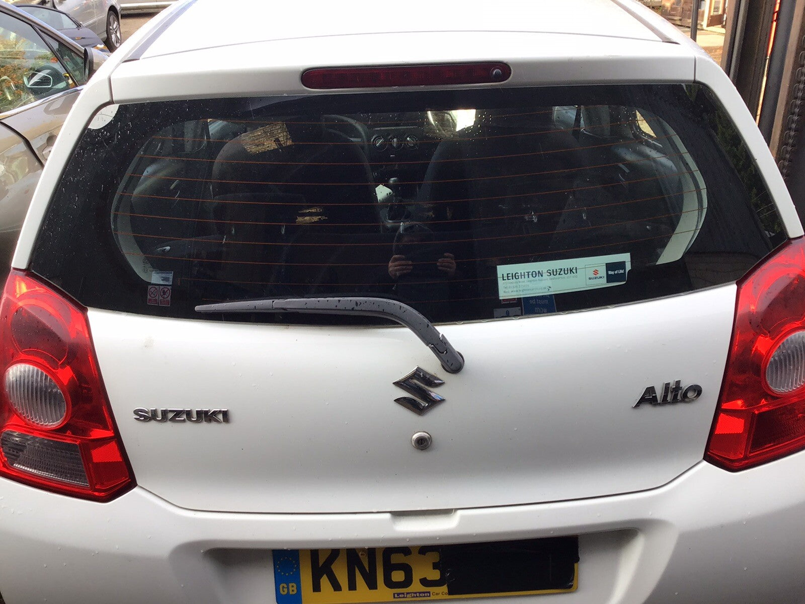 SUZUKI ALTO TAILGATE IN FORTUNE WHITE 2009 20140