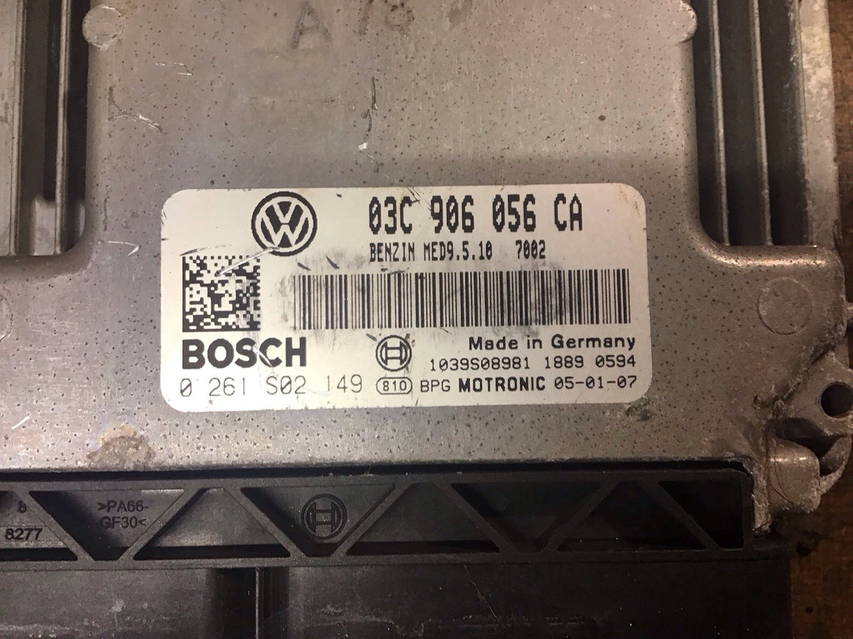 VOLKSWAGEN GOLF MK5 1.6 PETROL ENGINE CONTROL UNIT ECU 03C906056CA BLF 2004 20082