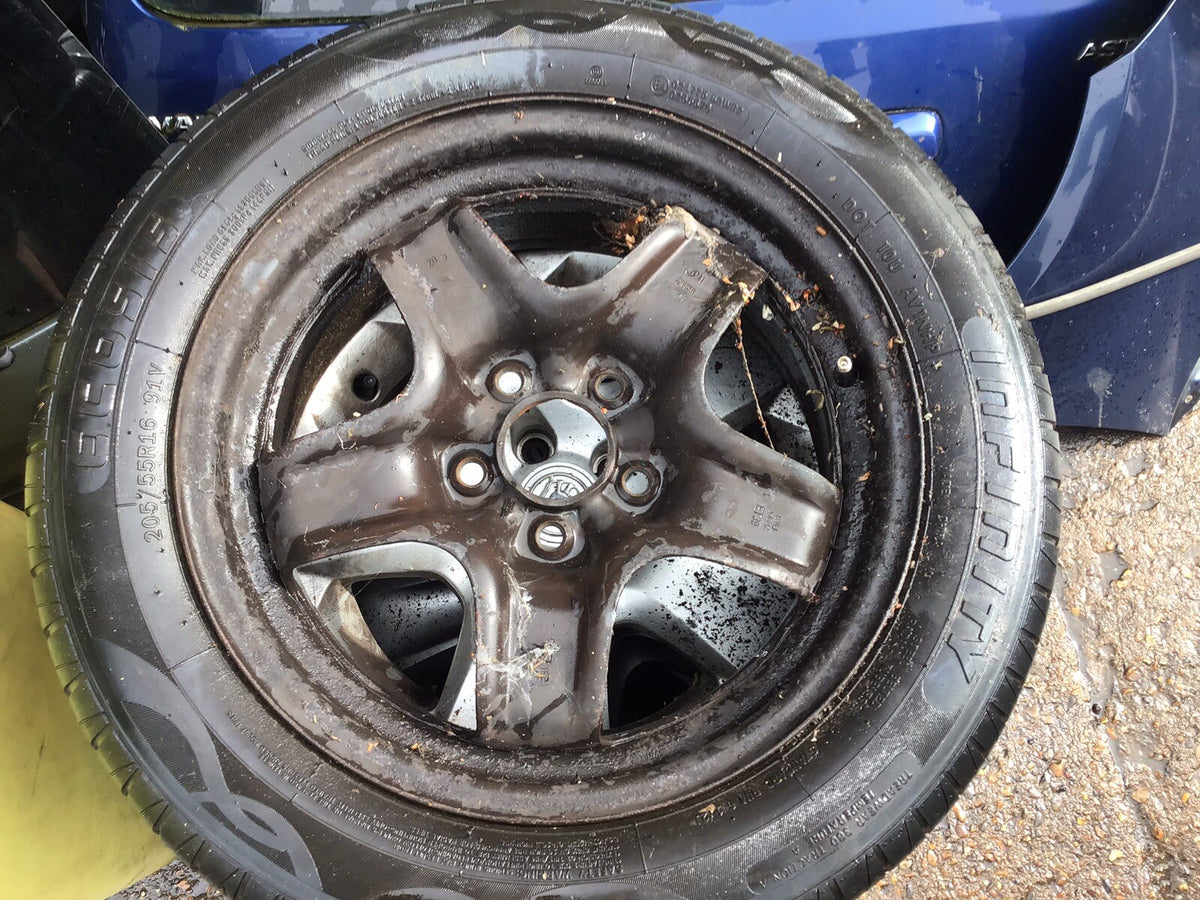 VAUXHALL ASTRA H VAN SPARE WHEEL 16'' 2160131 STEEL RIM TYRE 205X55X16 2005 20130