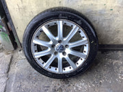 VOLKSWAGEN GOLF MK5 ALLOY WHEEL 17" 1K0601025K WITH TYRE 225X45X17 2002 20081