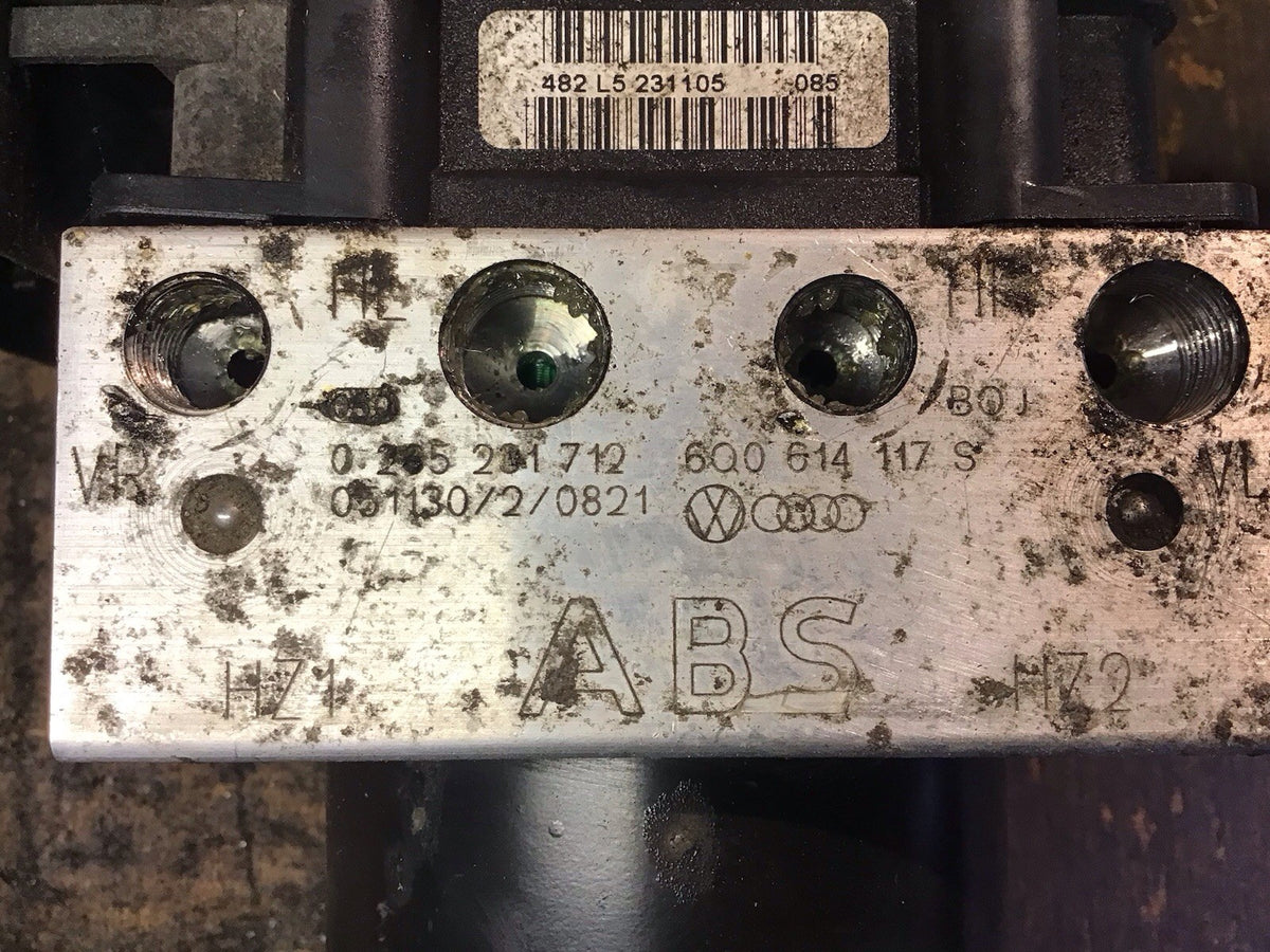 VOLKSWAGEN POLO 9N3 ABS PUMP MODULE 0265231712 6Q0614117S 2005 20088