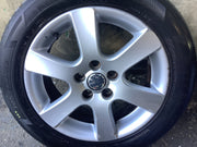 VOLKSWAGEN POLO 9N3 ALLOY WHEEL 15'' 6Q0601025R WITH TYRE 195X55X15 2005 20093