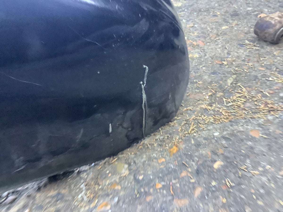 VOLKSWAGEN POLO 6R REAR BUMPER BLACK PEARL LC9X 2009 20153