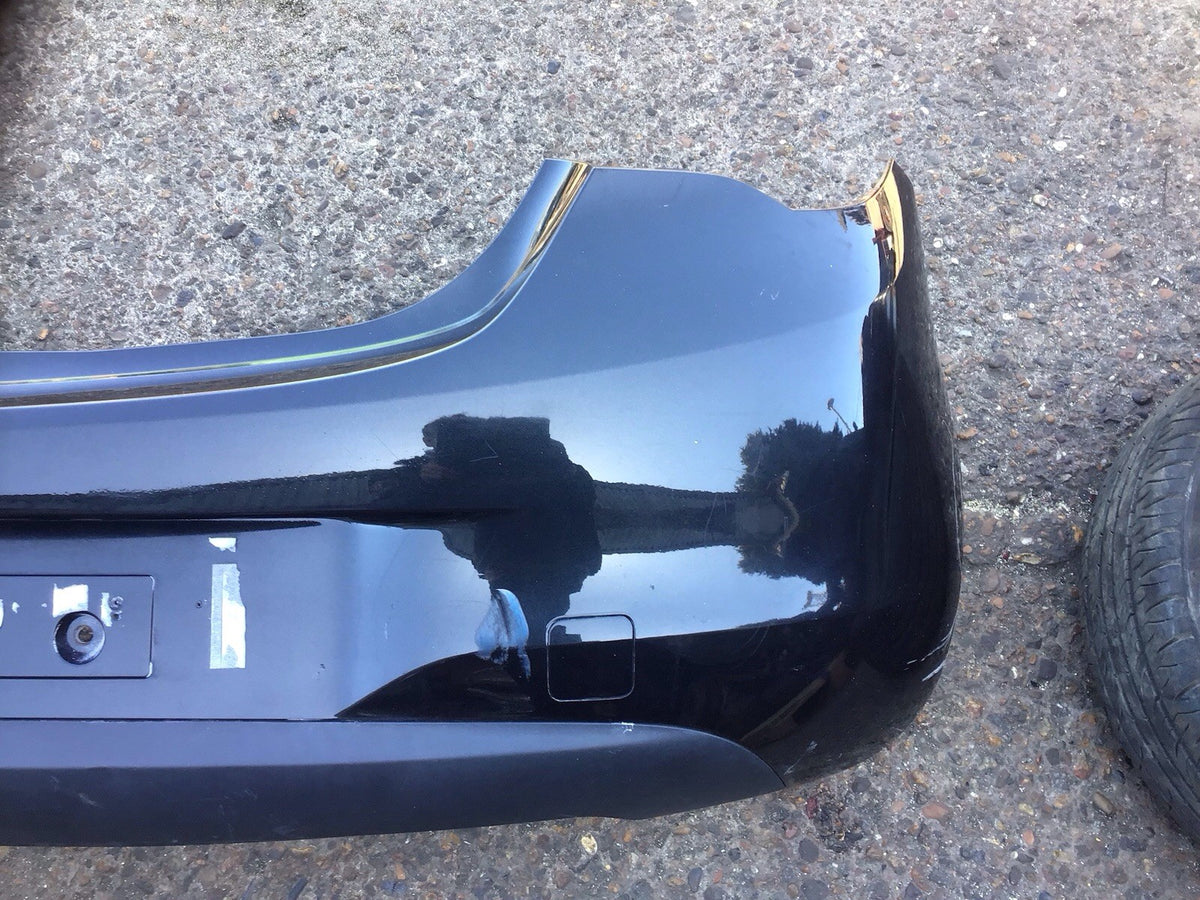 VAUXHALL CORSA E REAR BUMPER CARBON FLASH BLACK Z22C 3 DOOR DAMAGED 2015 20194