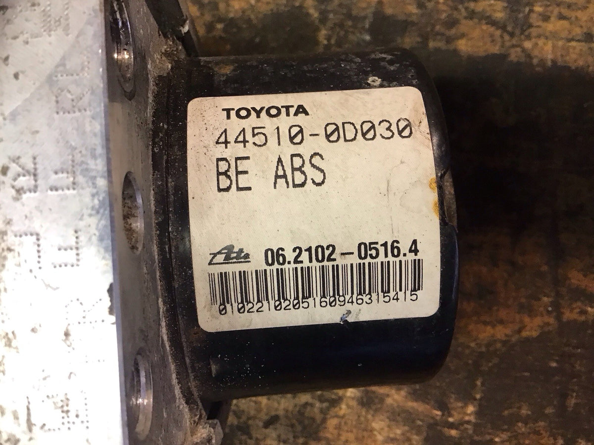 TOYOTA YARIS MK2 1.3 PETROL ABS PUMP MODULE 44510 0D030 2006 20113