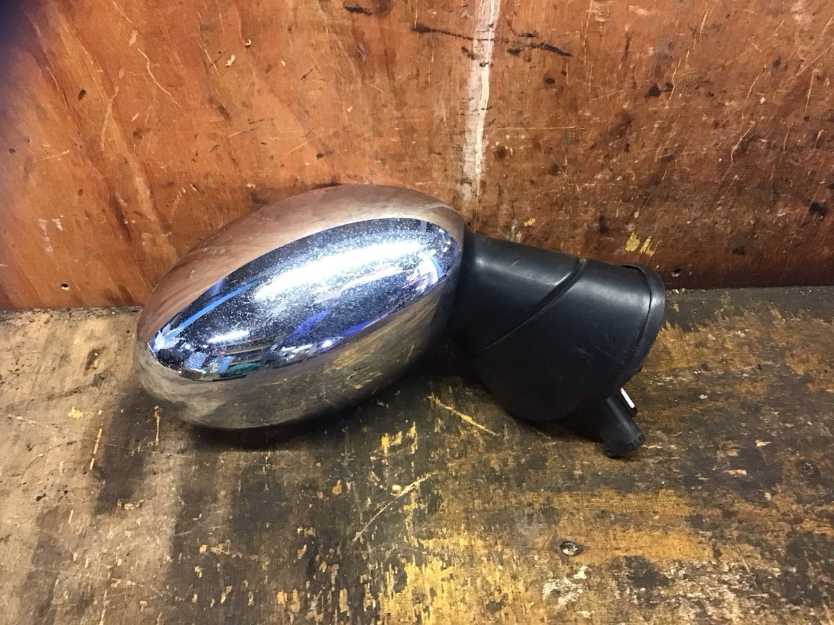 MINI R56  DRIVER'S SIDE O/S DOOR MIRROR IN CHROME 2006 20121