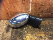 MINI R56  DRIVER'S SIDE O/S DOOR MIRROR IN CHROME 2006 20121