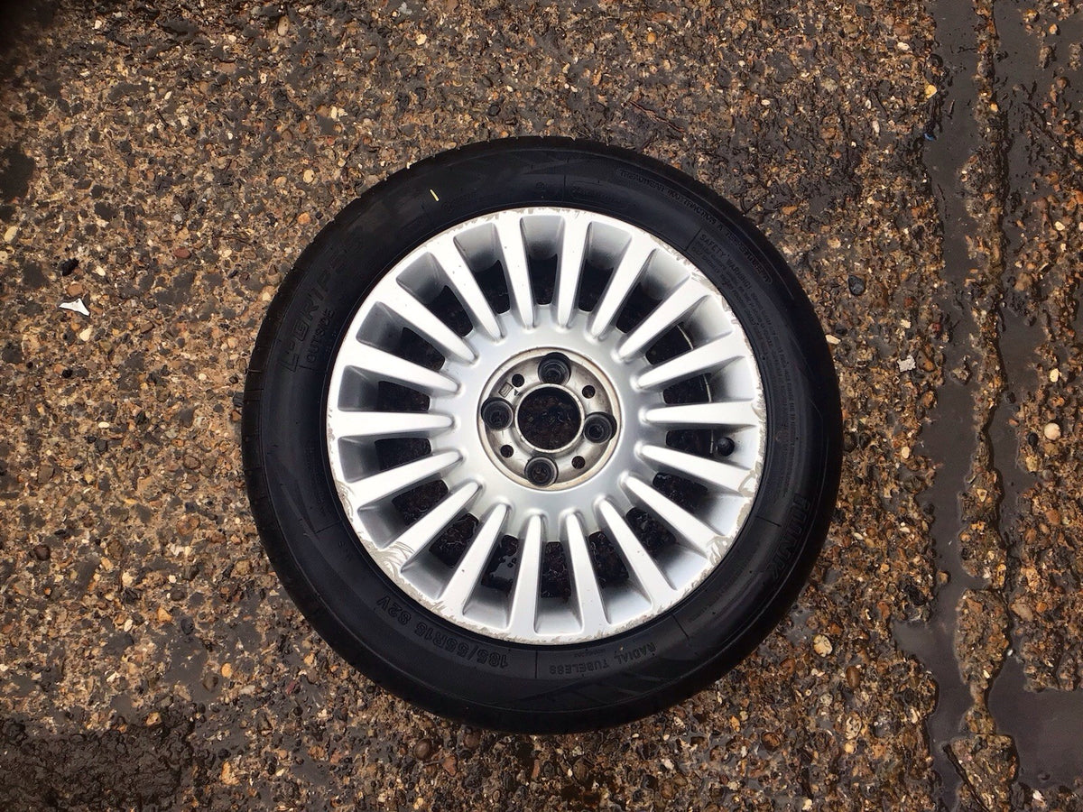 FIAT 500 ALLOY WHEEL 15" 51845435 WITH TYRE 185X55X15 2008 20211