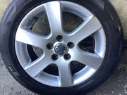VOLKSWAGEN POLO 9N3 ALLOY WHEEL 15'' 6Q0601025R WITH TYRE 195X55X15 2005 20095