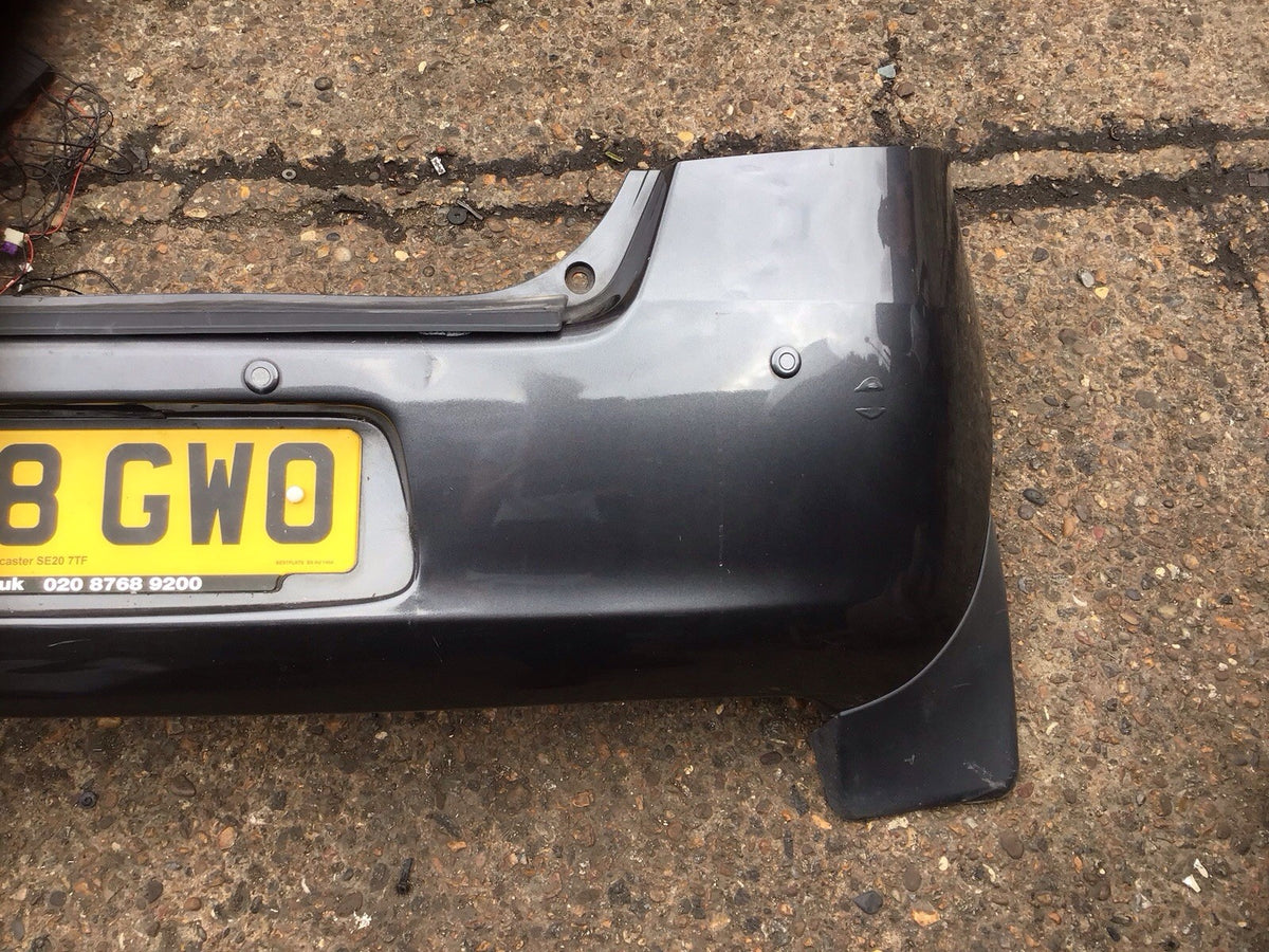 TOYOTA YARIS MK2 REAR BUMPER IN MAGNETIC GREY MET 1G3  5 DOOR 2006 201010