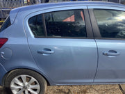 VAUXHALL CORSA D DRIVER SIDE O/S REAR DOOR CRINAN BLUE Z22R 5 DOOR 2006 20143