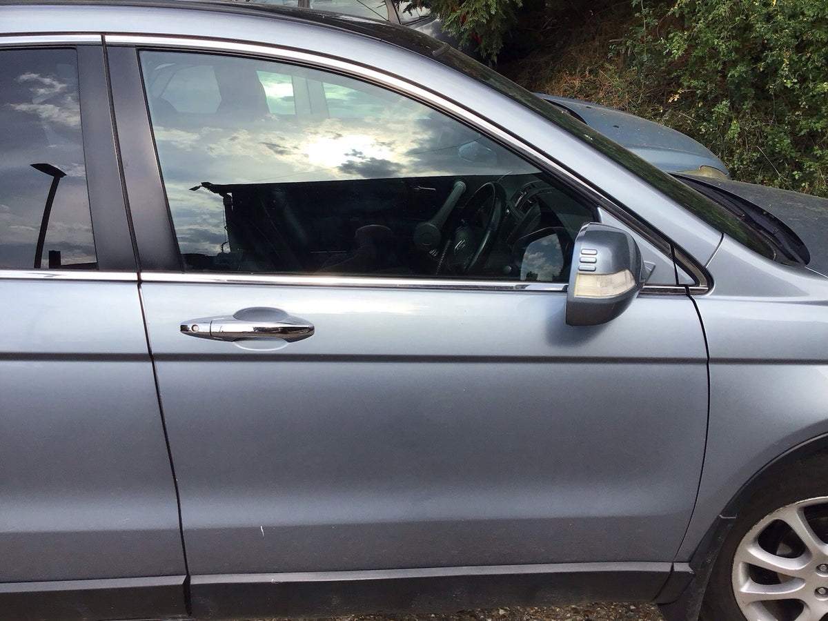HONDA CRV DRIVER'S SIDE FRONT O/S DOOR BLUEISH SILVER METALLIC B538M 2007 20122
