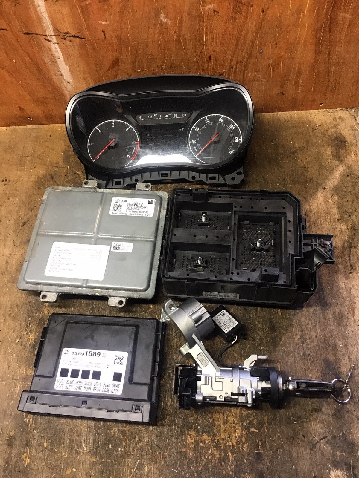 VAUXHALL CORSA E 1.3 CDTI DIESEL ECU KIT 55489277 B13DTR 2015 20192