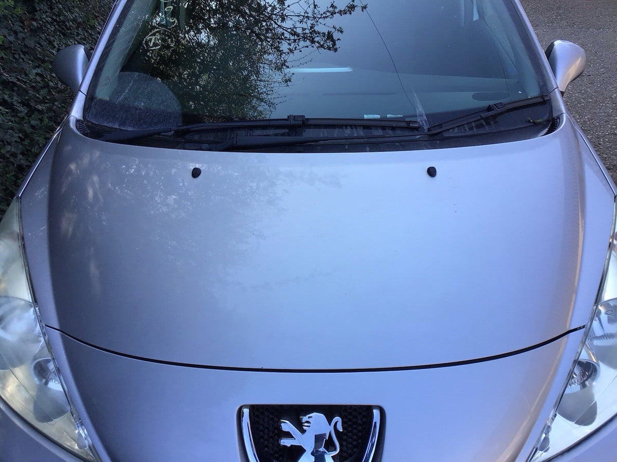 PEUGEOT 207 BONNET SILVER METALLIC PAINT CODE EZR 2006-20127