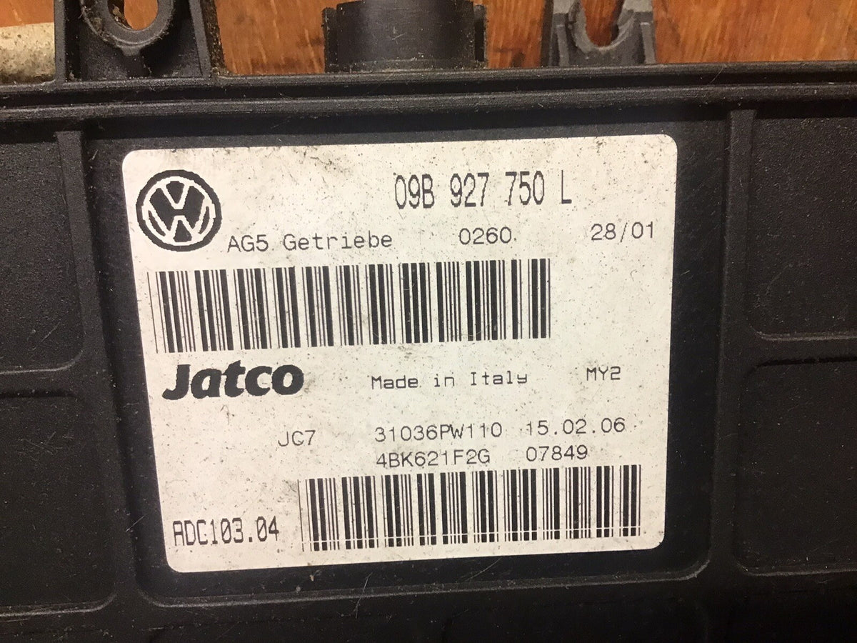 VOLKSWAGEN SHARAN  AUTOMATIC GEARBOX CONTROL MODULE ECU 09B927750L 2004 20102