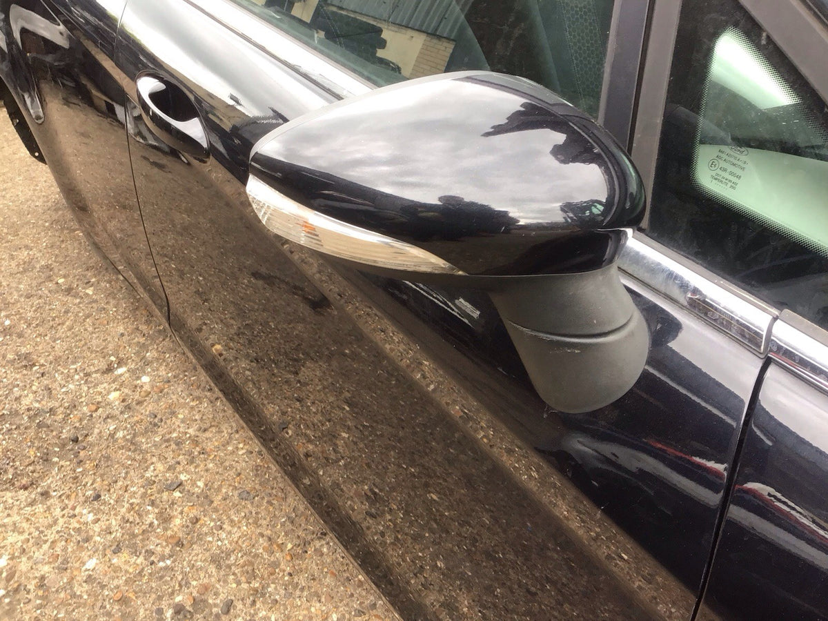 FORD FIESTA MK7 DRIVER'S SIDE O/S DOOR MIRROR PANTHER BLACK METALLIC 2009 20125