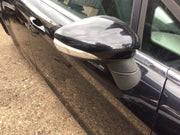 FORD FIESTA MK7 DRIVER'S SIDE O/S DOOR MIRROR PANTHER BLACK METALLIC 2009 20125