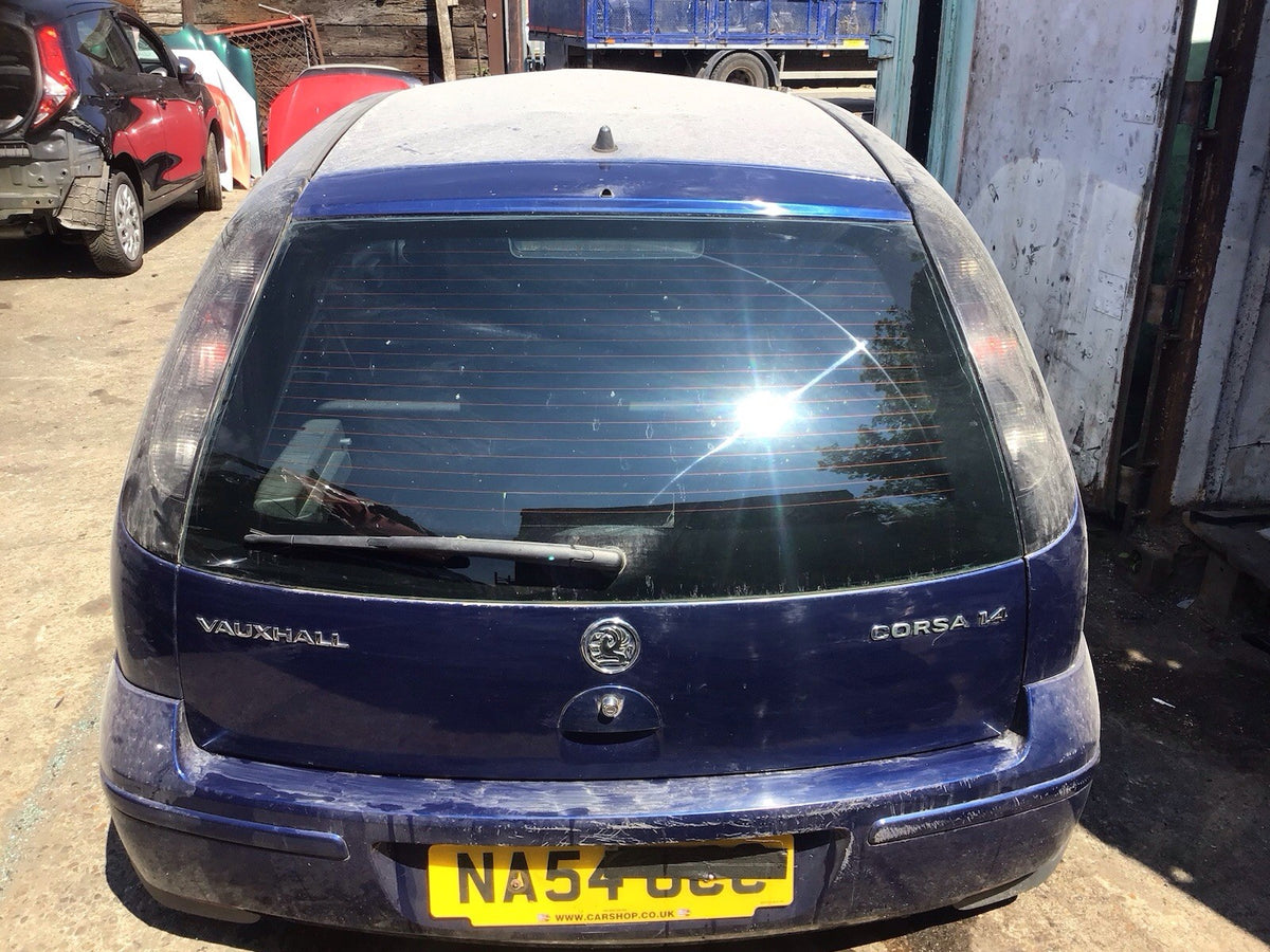 VAUXHALL CORSA C TAILGATE ULTRABLAU METALLIC PAINT CODE Z21B 2001 20062