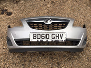VAUXHALL MERIVA B FRONT BUMPER IN SILVER PAINT CODE Z157 2AU 2010 20175