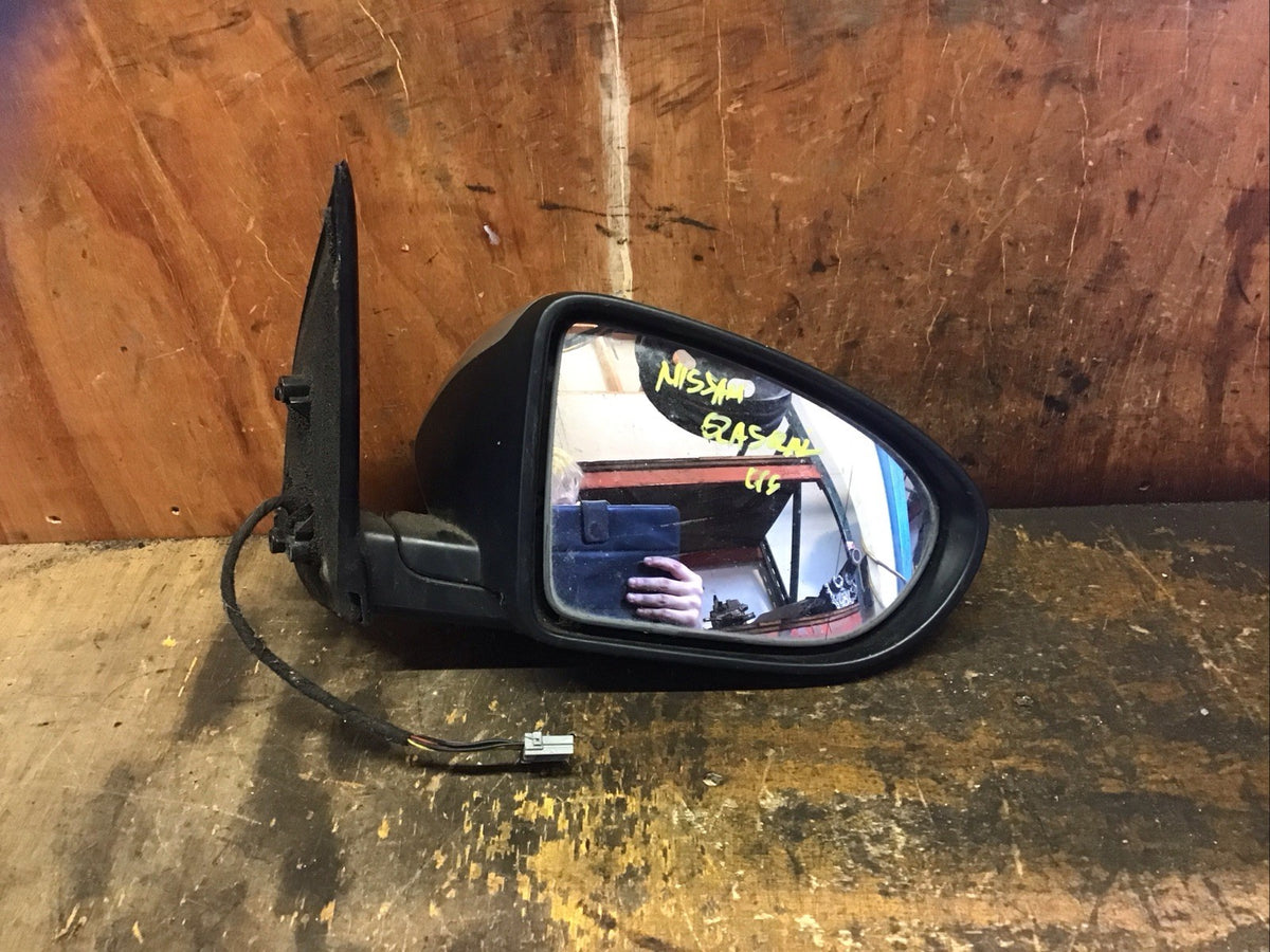 NISSAN QASHQAI J10 DRIVER'S SIDE DOOR MIRROR IN CHROME SILVER  2006 20141