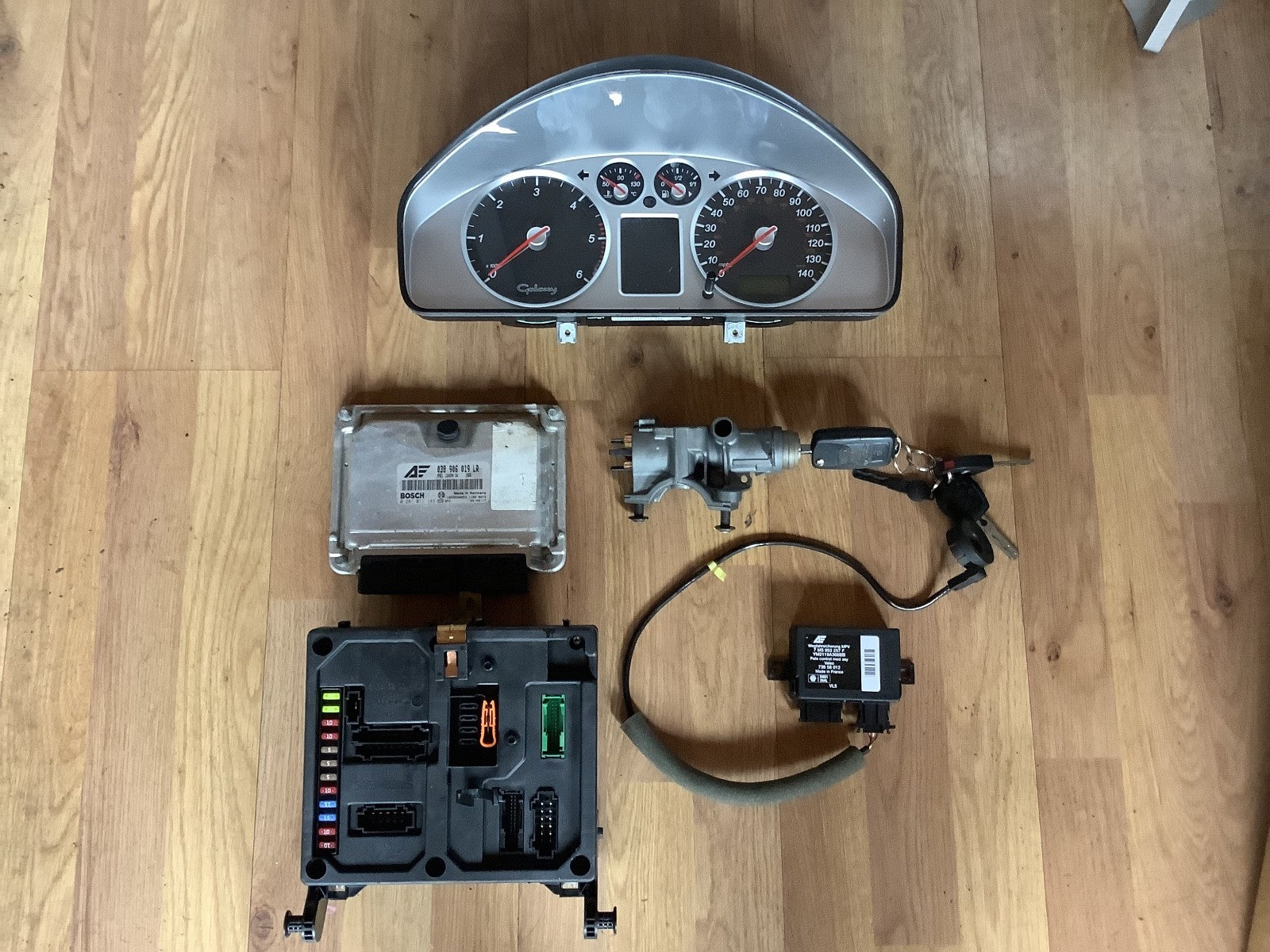 VOLKSWAGEN SHARAN FORD GALAXY 1.9 TDI ECU KIT 0281011143 2000 20060