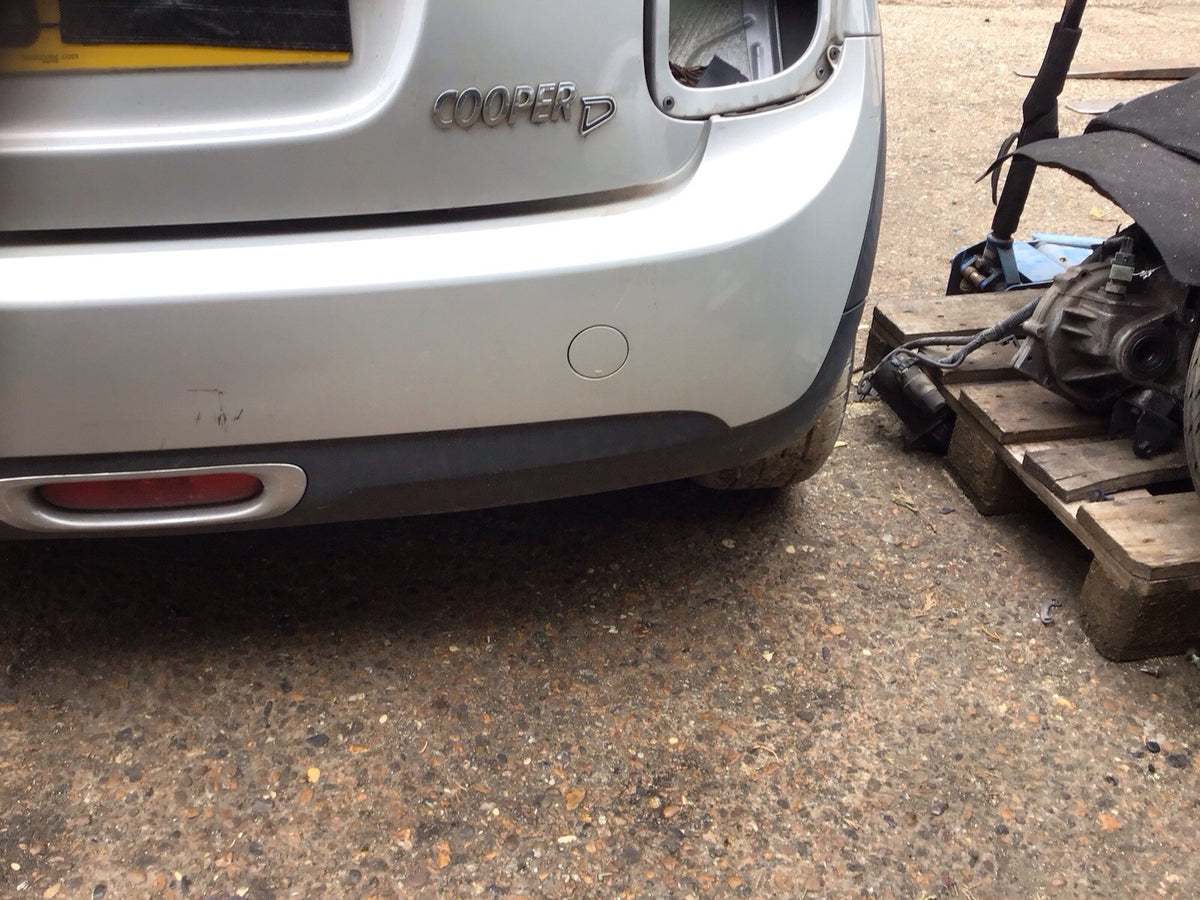 BMW MINI F56 REAR BUMPER WHITE SILVER METALLIC A62 3DOOR 2014 20185