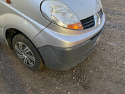 RENAULT TRAFIC FRONT BUMPER SILVER 2006 20092