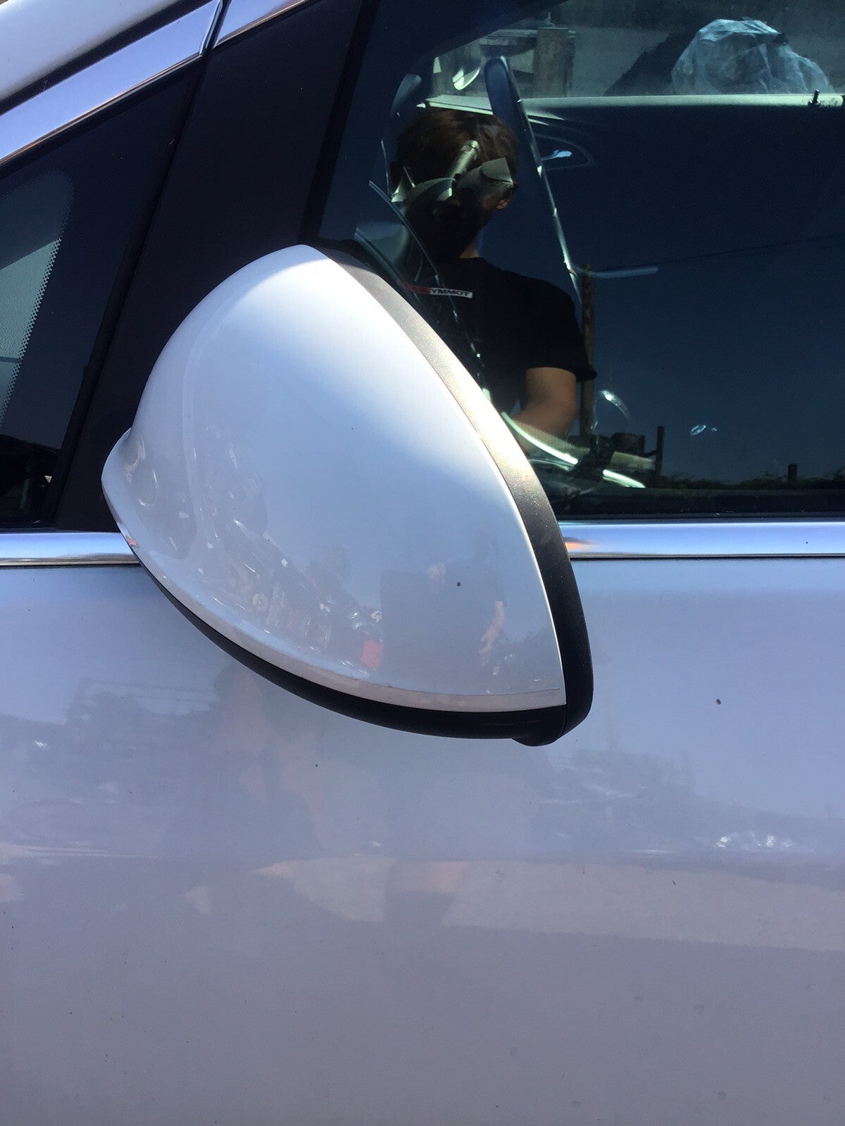 VAUXHALL ASTRA J PASSENGER'S SIDE N/S DOOR MIRROR SUMMIT WHITE Z40R 2010 20144