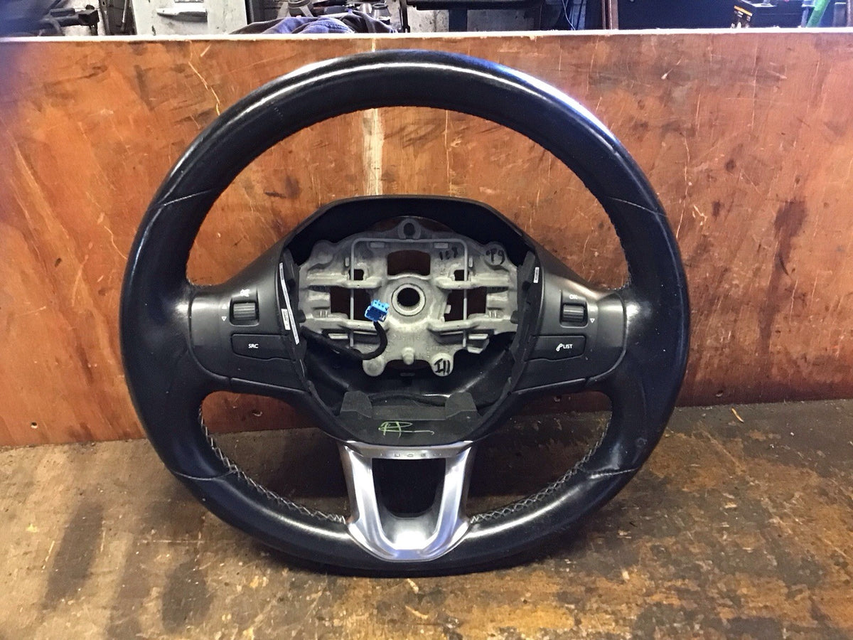 PEUGEOT 2008 MK1 DRIVER'S STEERING WHEEL LEATHER 98084115ZD 2012 20170