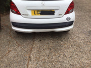 PEUGEOT 207 REAR BUMPER IN BIANCA WHITE EWP 2006 20121