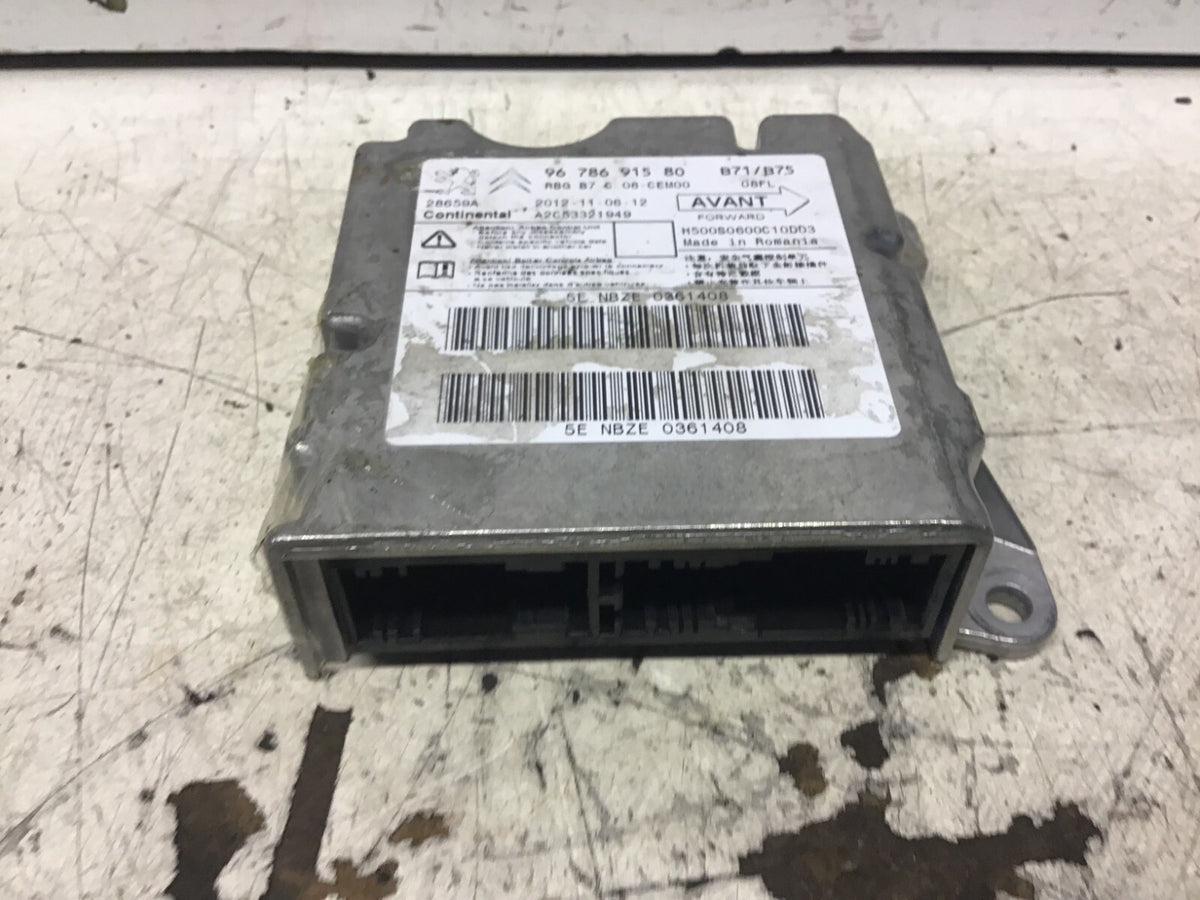 CITROEN DS4 AIR BAG MODULE SENSOR ECU 9678691580 2011 20152