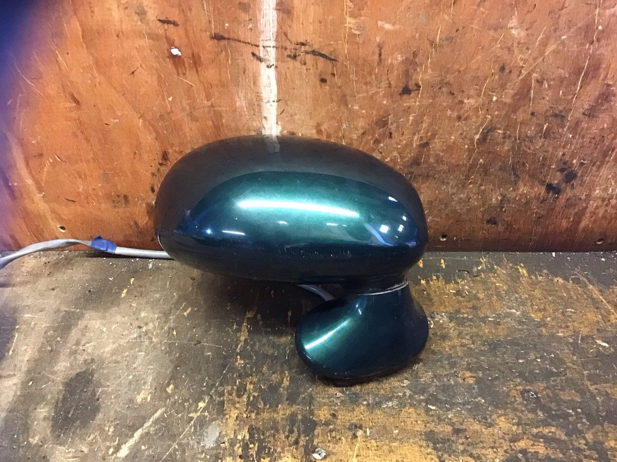 DAIHATSU COPEN DRIVERS SIDE O/S DOOR MIRROR IN GREEN METALLIC L880 2003 20075