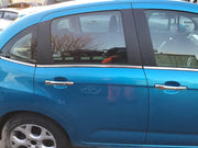 CITROEN C3 DRIVER'S SIDE O/S REAR DOOR  BELLE ILE BLUE KGW 2009 20164