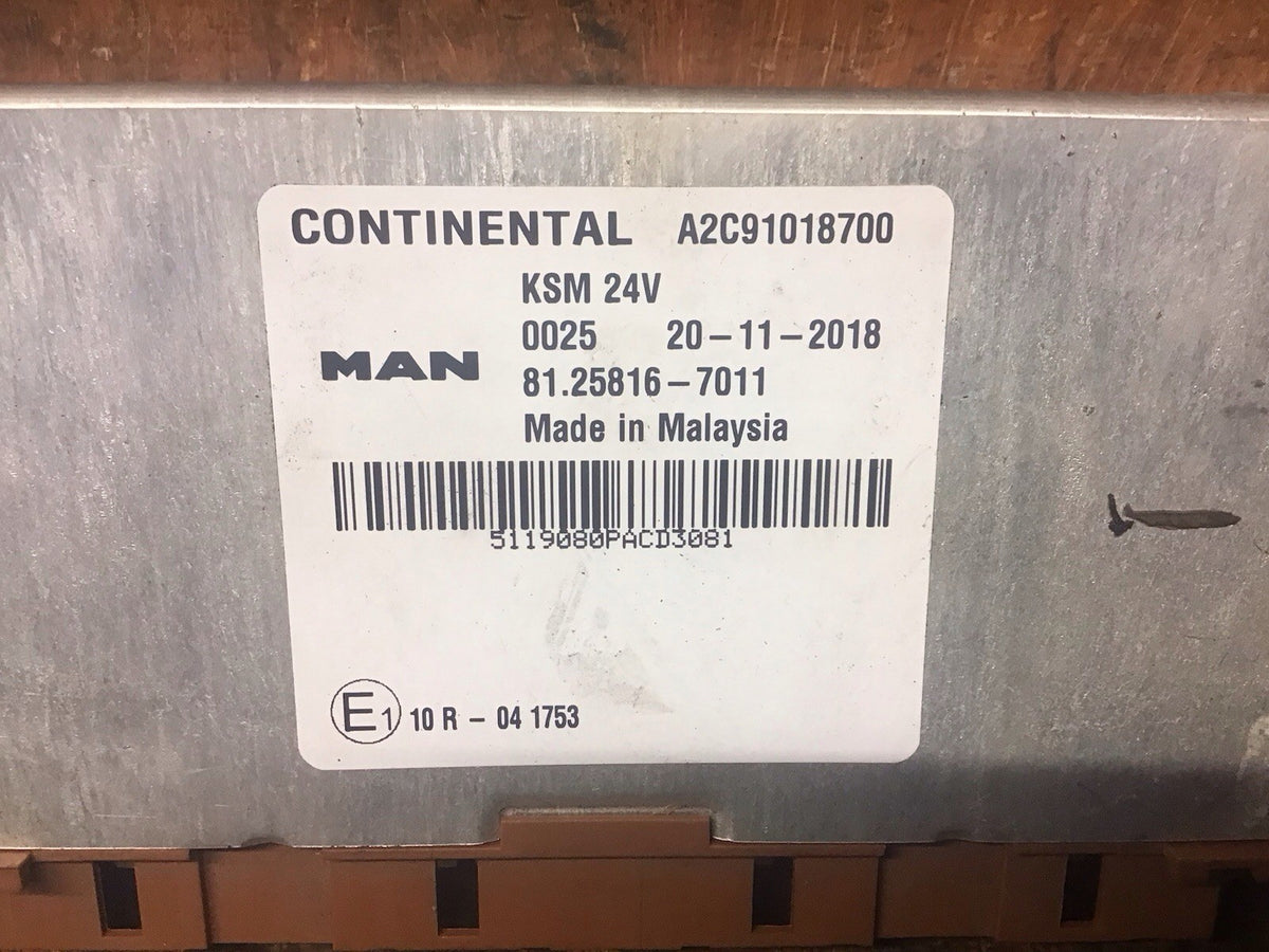 MAN TGX TGS KSM CONTROL UNIT 81.25816 7011 A2C91018700 EURO 6 2015 20202