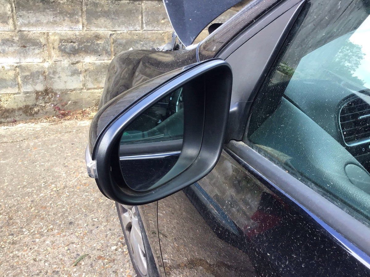 VOLKSWAGEN GOLF MK6 PASSENGER'S SIDE MIRROR DEEP BLACK LC9X 2009 20127