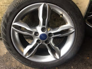 FORD FOCUS MK3.5 ALLOY WHEEL 17'' CM5J FB AND TYRE 215X50X17  2014 20183