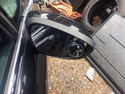 FORD FIESTA MK7 DRIVER'S  SIDE O/S DOOR MIRROR PANTHER BLACK METALLIC 2009 20122