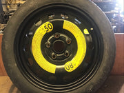 VOLKSWAGEN GOLF MK7 SPARE WHEEL 16'' STEEL RIM TYRE 125X70X16 2160927 2009 20202