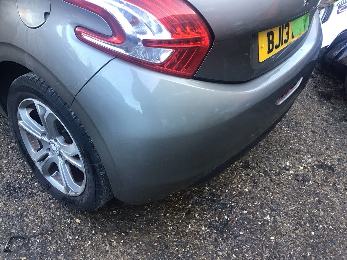 PEUGEOT 208 REAR BUMPER SPIRIT GREY PAINT CODE KCLD 2013 20186