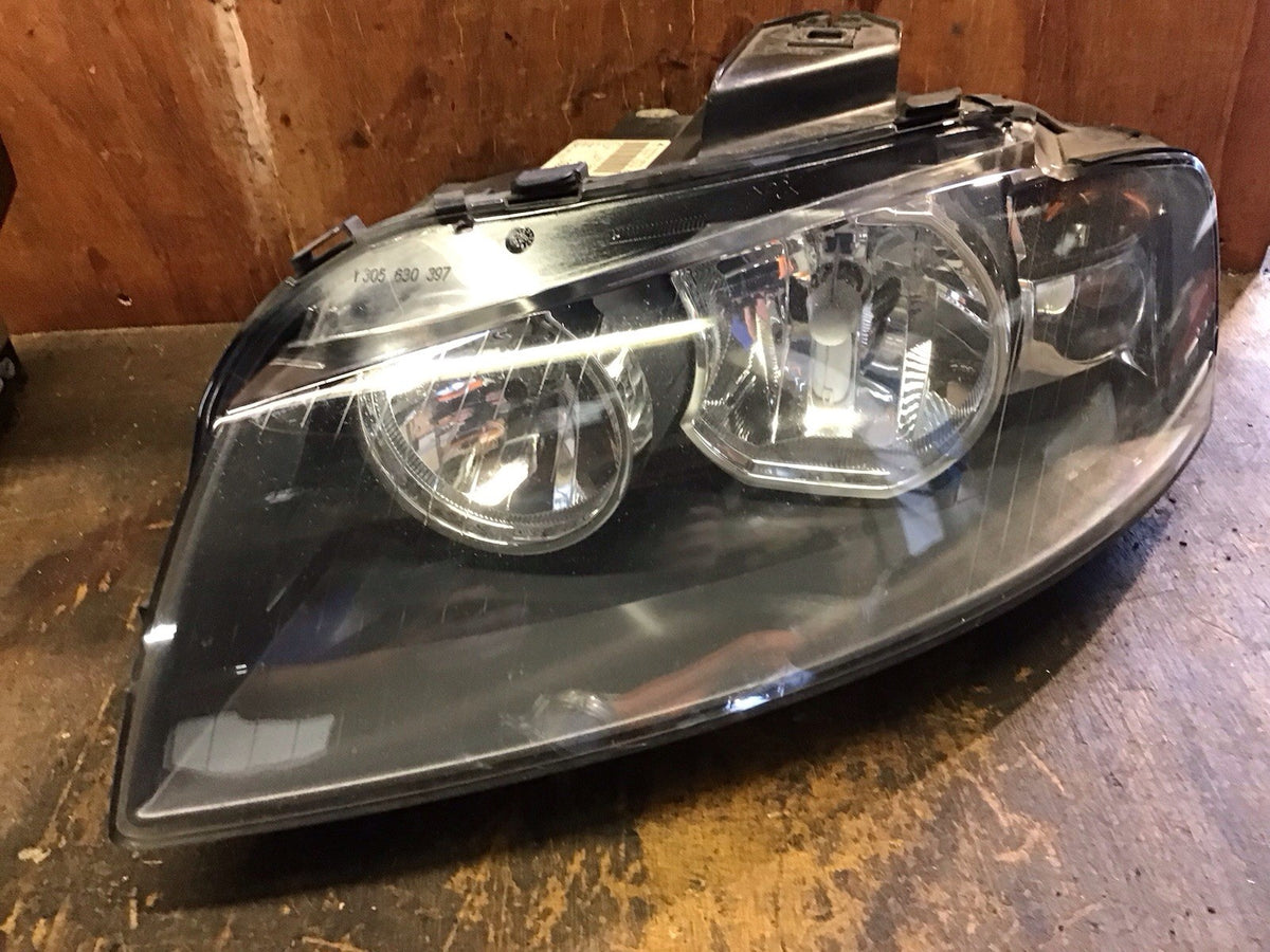 AUDI A3 8P PASSENGER'S SIDE HEADLIGHT 8P0941003L 2005 20081