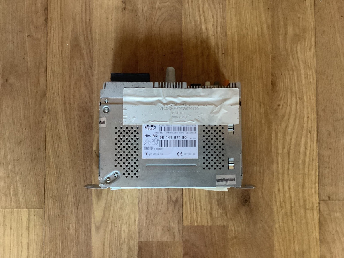PEUGEOT 208 RADIO CD PLAYER CONTROL UNIT 9814197180 2012 20180