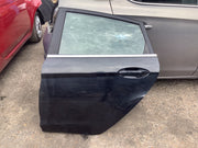 FORD FIESTA MK7 PASSENGER'S SIDE N/S REAR  DOOR IN PANTHER BLACK 2008 20170