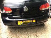 VOLKSWAGEN GOLF MK6 REAR BUMPER DEEP BLACK LC9X 2009 20120
