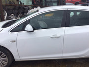 VAUXHALL ASTRA J PASSENGER'S SIDE N/S FRONT DOOR SUMMIT WHITE Z40R 2010 20142