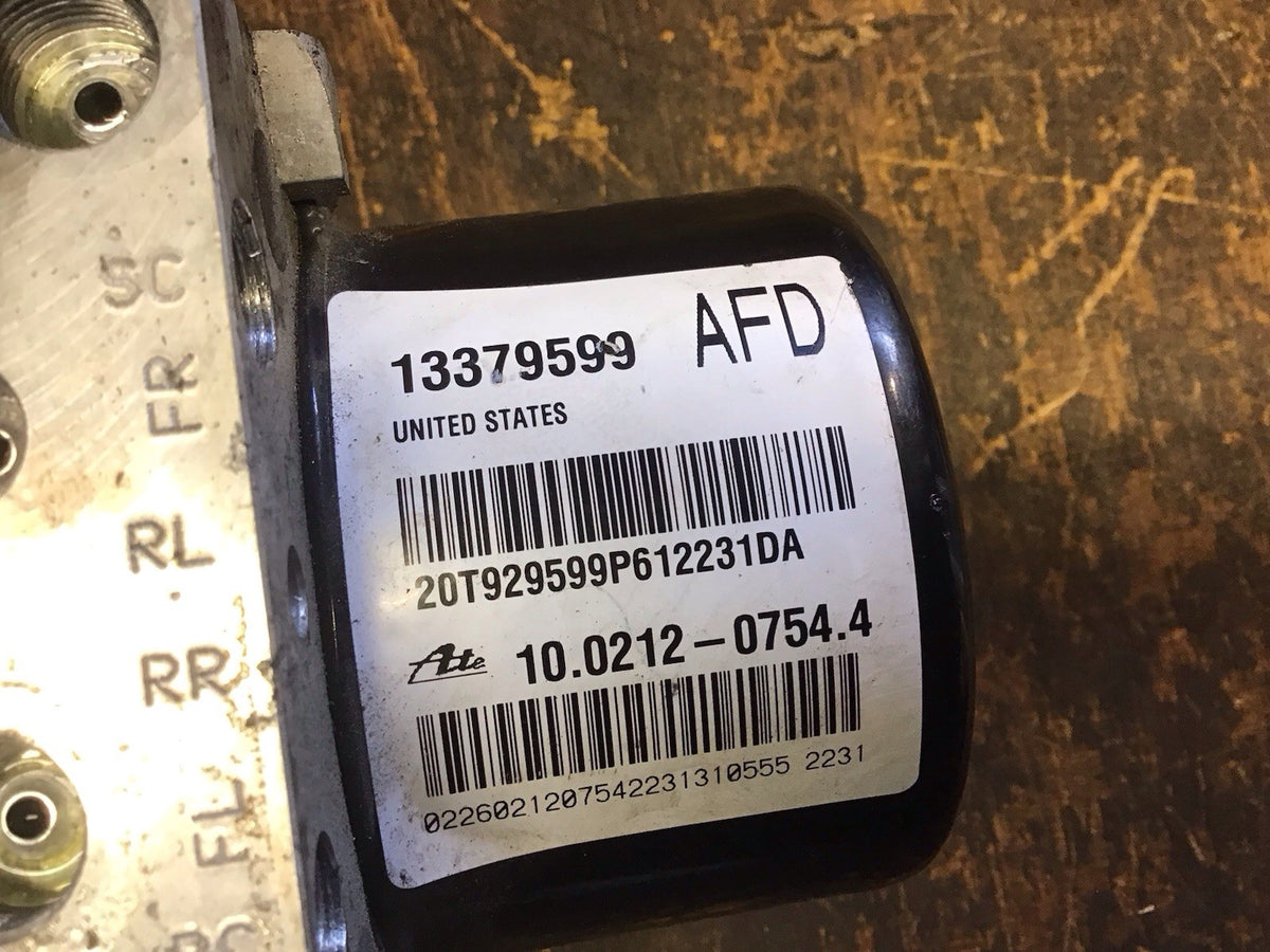 VAUXHALL ASTRA J MK6 ABS PUMP MODULE 13379599 2010 20152