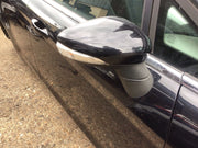 FORD FIESTA MK7 DRIVER'S SIDE O/S DOOR MIRROR PANTHER BLACK METALLIC 2009 20120