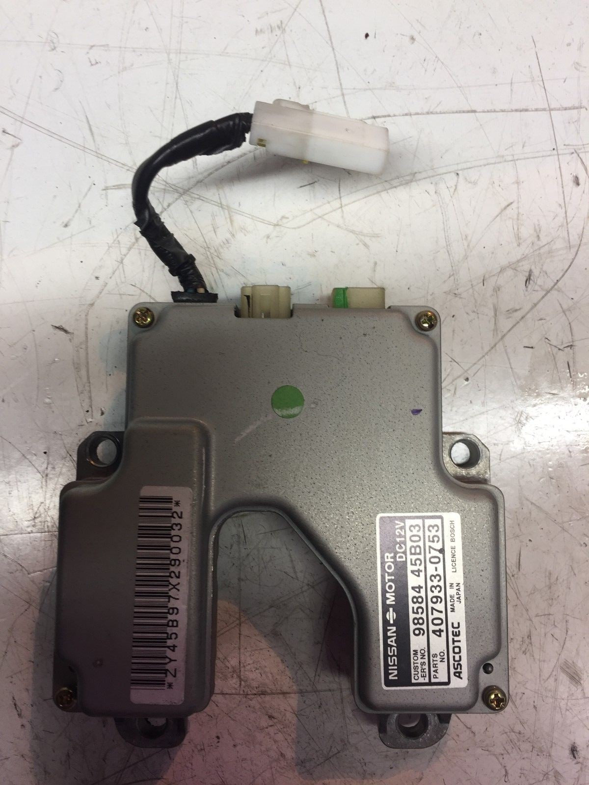 NISSAN MICRA K11 AIRBAG CONTROL MODULE ECU 98584 45B03 NO CRASH DATA 1992 19970
