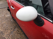 BMW MINI ONE R55 R56 DRIVER'S SIDE O/S DOOR MIRROR WHITE 2006 20100