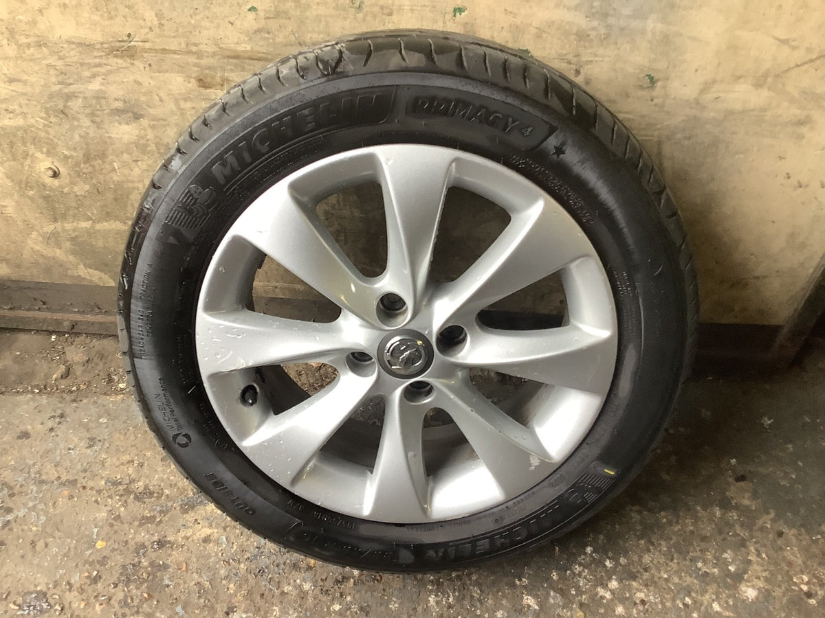 VAUXHALL CORSA D ALLOY WHEEL 16'' AND TYRE 195X55X16 13374019 2006 20141