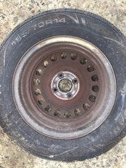 VAUXHALL CORSA D SPARE WHEEL 14'' STEEL RIM TYRE 185X70X14 2006 20149